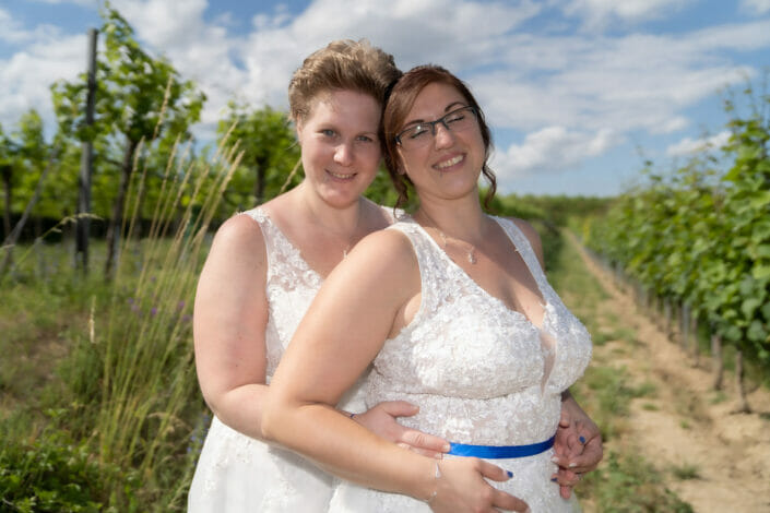 Brautpaar Lesbian wedding