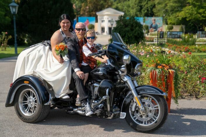 Biker Hochzeit Harley Davidson