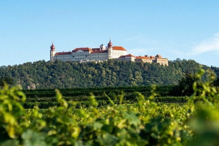 Stift Göttweig im Abendlicht